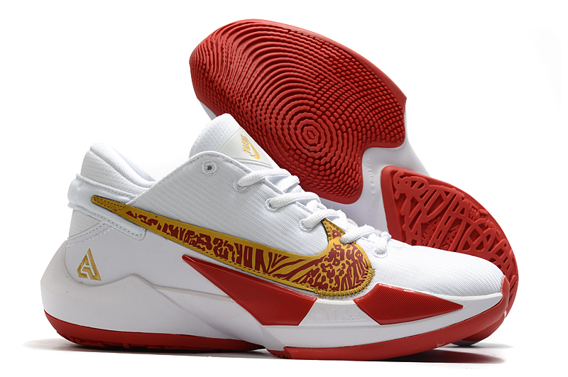 Nike Zoom Freak 2 White Red Yellow Shoes